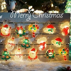 Festive Christmas String Lights – Multi-Color Holiday Decor